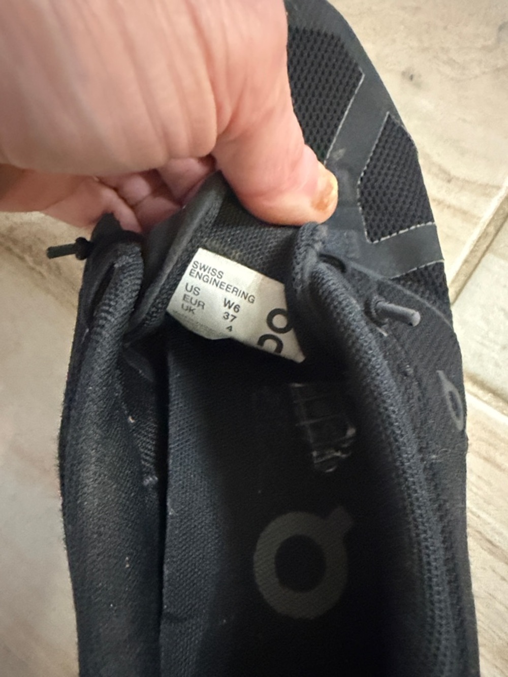 On Running Men's All-Black Athletic Running Shoes - Picture 2 of 3